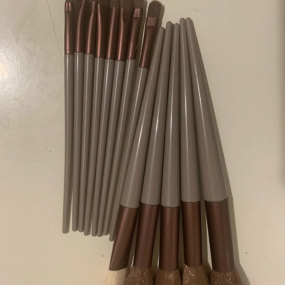 Brush make up 13 pcs brown